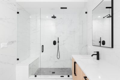 Black Frame Shower Enclosure